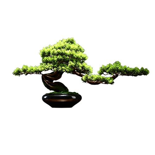 Falska växter Konstväxter Bonsai Pine Tree Falsk växt Blommor Krukprydnader for hemrum Trädgårdsdekoration Bonsai träd