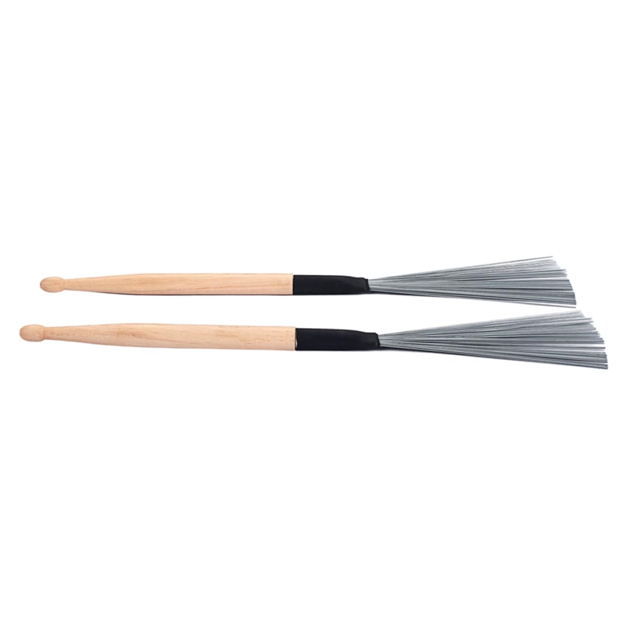 2 Spazzole in Pezzi 222mm D'acciaio Filo, per Tamburo