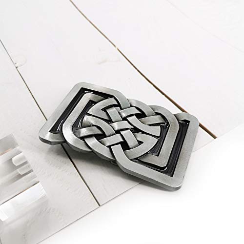 LAXPICOL Vintage Western Celtic Belt Buckle for Men Keltic Knot Western Cowboy Native American Belt Buckles - Thumbnail 4