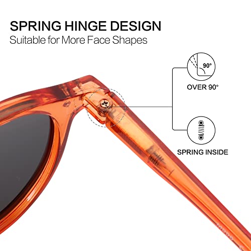 Image of ZENOTTIC Polarized Round Sunglasses, Stylish Sunglasses for Men and Women Retro Classic, Multi-Style Selection