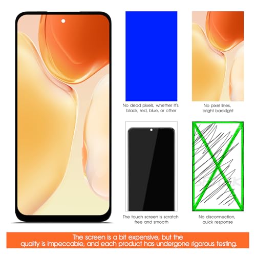 Image of AGCUT for Moto G Play 2024 Screen Replacement for Display Moto G Play 2024 LCD XT2413-1 XT2413-2 LCD Digitizer Touch Screen Assembly Repair Parts