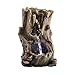 Alpine Corporation Rainforest Tabletop Fountain with LED Lights - Indoor/Outdoor Water Fountain Décor