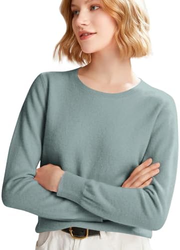 Cashmere Sweaters for Women Long Sleeve Crew Neck Soft Warm Pullover Tops Lightweight Wool Knit Sweater Cashmere Sweaters for Women Long Sleeve Crew Neck Soft Warm Pullover Tops Lightweight Wool Knit Sweater
