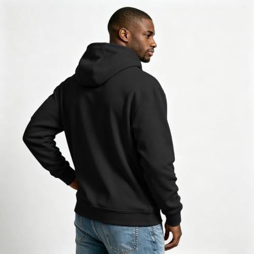 Hoodies for Men Quarter Zip Pullover Cargo Tactical Hooded Sweatshirt - image 5