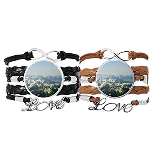 Pulsera de cuero para parejas ideal para rutas por el bosque y montañas este invierno