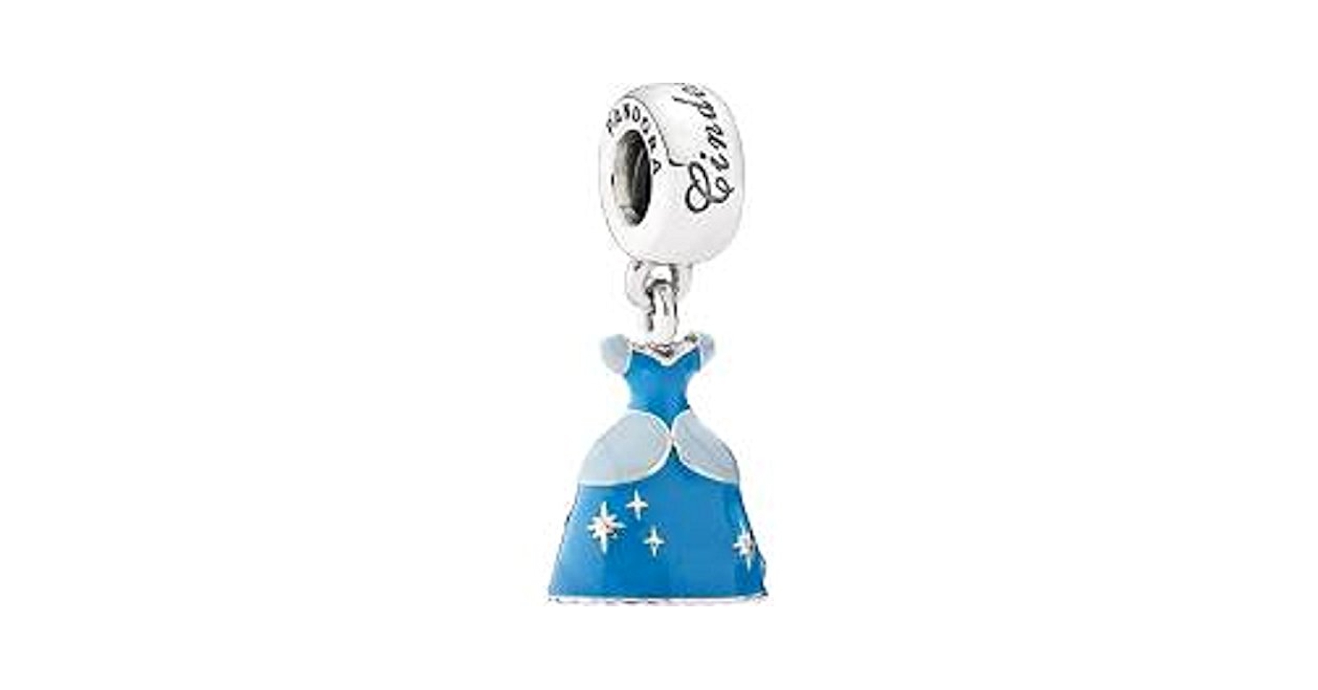 Disney - Paruparuchann Amazon.com: PANDORA Disney Cinderella Dress Charm 791578ENMX