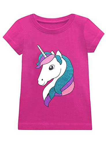 Image of A.T.U.N. (ALL THINGS UBER NICE) Girls Cotton Regular Fit Stylish Printed T-Shirt Cool & Breathable