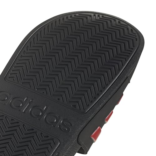 Image of adidas Mens Adilette Shower Arsenal Slides Casual Sandals Casual - Red