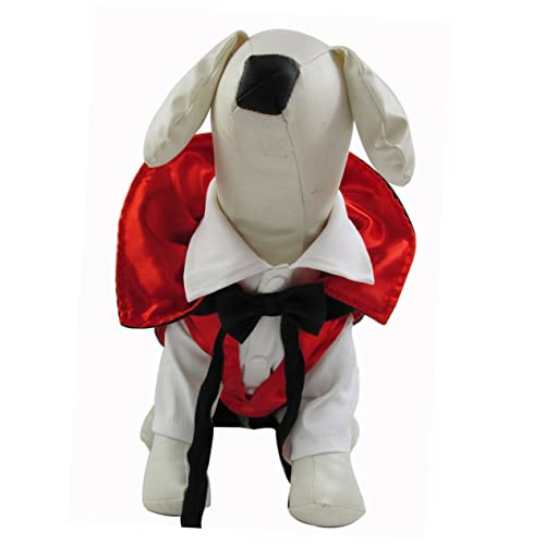 Disfraz Vampiro para Perro Halloween con Capa y Fácil Uso miniatura 7