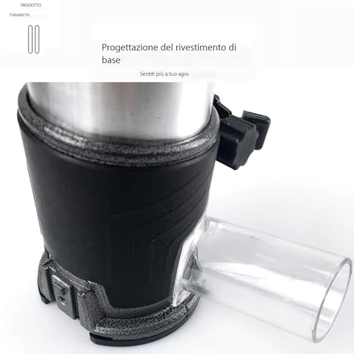 Base para router de carpintería con cubierta protectora contra vibraciones 8