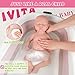IVITA 17 inch Full Body Silicone Reborn Baby Doll Boy,Not Vinyl Material Dolls,Platinum Silicone Doll,Lifelike Newborn Baby Doll