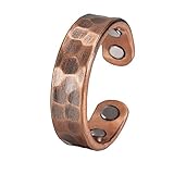Regalos ideales: anillos de cobre magnéticos únicos perfectos para mujeres, abuela, mamá, esposa, amigos durante el aniversario, cumpleaños, etc.