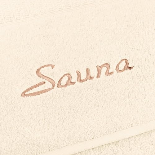 frottana Pearl Saunatuch 80 x 200 cm aus 100% Baumwolle, ivory – Ansicht 2
