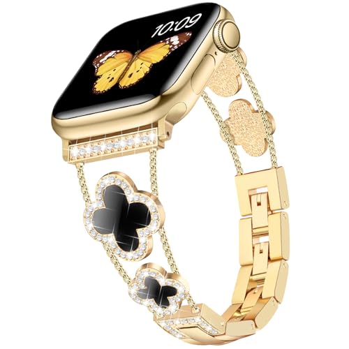 Bracelet Apple Watch scintillant pour soirée et mariage chic féminin