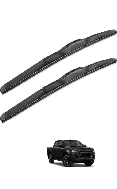 RYU7® Front Hybrid Wiper Blades Fits for Isuzu D-Max,Size-22" 16"(Pack of 2)-image-3