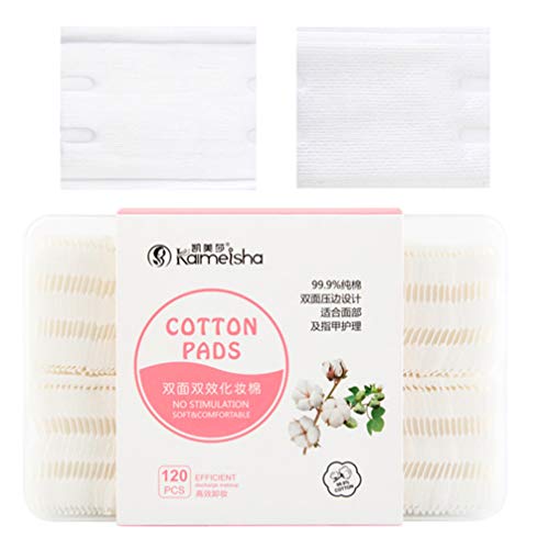 Beaupretty 120Pcs Almohadillas de Algodón Toallitas para Uñas Toallitas de Preparación Médica Desechables Toallitas Desmaquillantes Faciales Toallitas Húmedas Secas para Hospital Cosmético