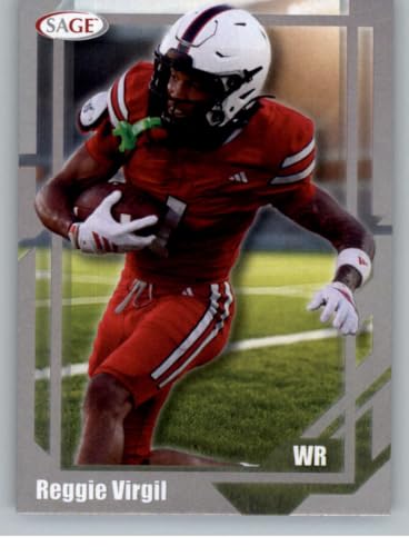2026 Sage Retail Silver #23 Reggie Virgil Texas Tech Red Raiders Official College Football Card in Raw (NM or Better) Condition
