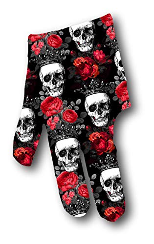 Triangle Dreamz Gothic Roses and Skulls Billiard Glove