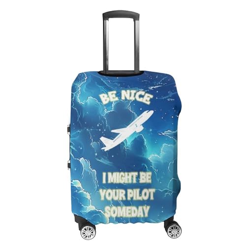 Starry Sky Pilot Travel Suitcase Protector Luggage Cover Protective Washable Anti-scratch Baggage Cover4