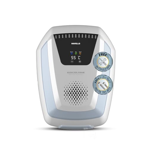 Havells Magnatron Prime 25L Storage Water Heater(Geyser)|Induction Technoloy|No Heating Element|25% Faster Heating|30,000 Rs Electricity Saving in 5 Year|Suitable For Hard Water|Scaling Resistant