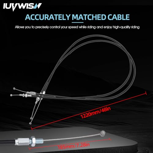 Image of Dirt Bike Throttle Assembly with Throttle Cable