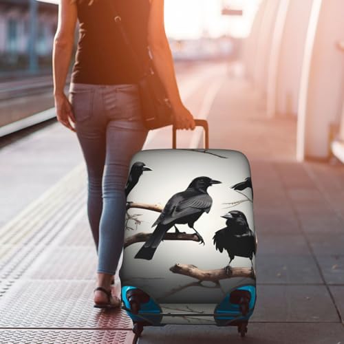 Housse valise corbeau lavable polyester XL抗污防刮 - 7