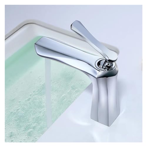 Grifo de latón para lavabo monomando con acabado negro de alta densidad 6