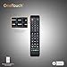 UltraPro OneTouch Universal Remote Replacement Compatible for All Samsung, LG, Sony, Vizio and Roku TV Smart TV, LED, LCD, HDTV, 3D, Series TV, 2 Pack, Black, 84254