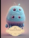 Composition Notebook College Ruled: Create a Cute Monster, Perfect for Writing, Size 8.5x11 Inches, 120 Pages