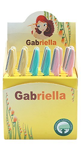 GABRIELLA Womens Eyebrows & Facial Razor (Quantity: 36 Razors)