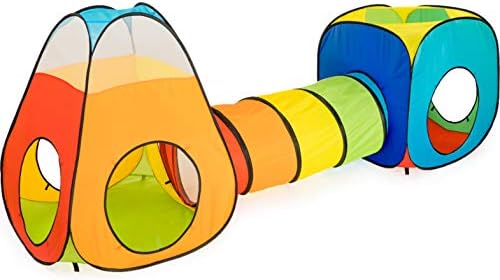 3 en 1 Pop Up Jouer Tente avec Tunnel, Balle Pit pour Les Enfants...