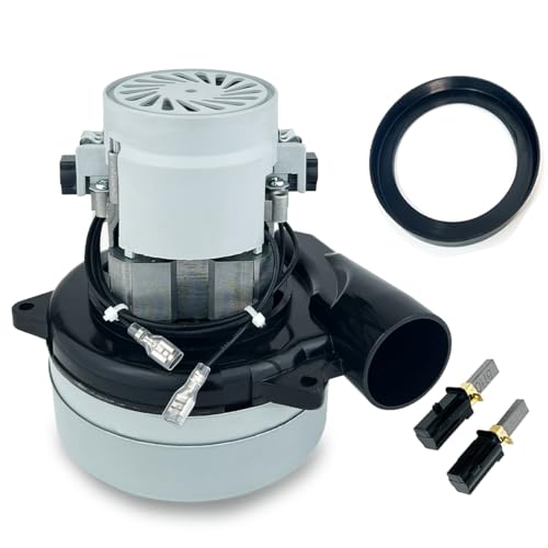 116392-00/01 Central Vacuum Motor, 120V/ 2 Stage/1100w/97CFM/5.7 Inch, Replacement for ametek Lamb,for Central Vacuum Systems, Boat Lift Motor, Industrial Cleaning
