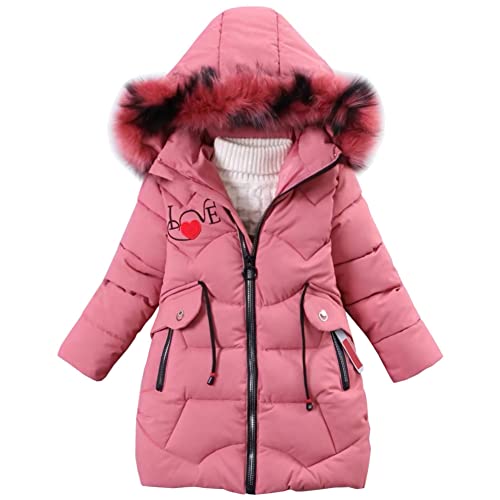 YFPICO Daunenjacke für Kinder, Mädchen, gefütterter Mantel mit...
