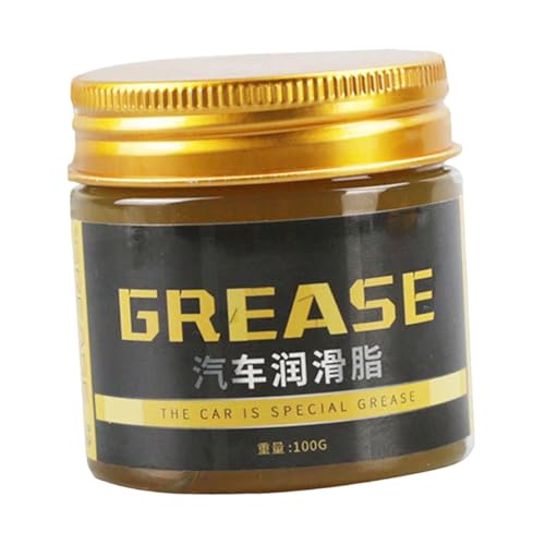 JicSuXi ベアリンググリース 車用 傷修復 100g イエロー 車用 高速走行 ポータブル 防錆 合成グリース 家庭 ガレージ