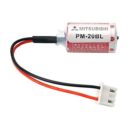 ILAVSUN PM-20BL ER3 for F940 PLC Touch Screen Backup Battery with Plug Replacement Lithium Battery 3.6V 1100MAH 10pack