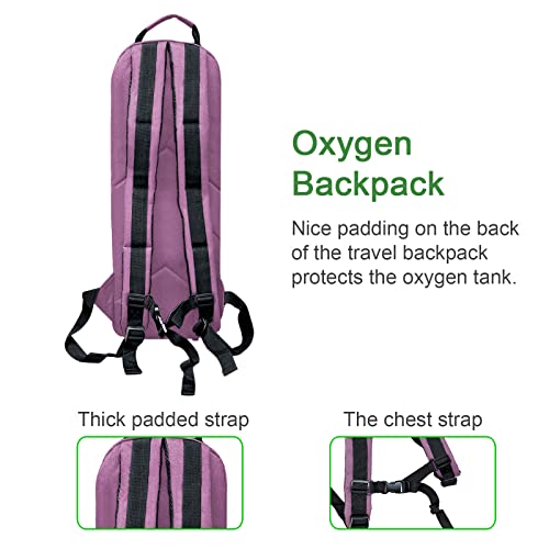 Generturbo Oxygen Tank Backpack Portable Oxygen Cylinder Bag Carrying Travel Storage Fits M15(D) D Size Carrier Backpacks Holder o2 Bag