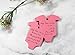 Baby is Coming Shower Favor Tags for Wine Botte - One Piece Shape - Set of 15 (Pink)