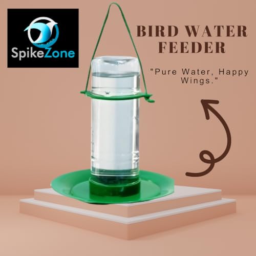 Image of Hanging Bird Water Feeder for Outdoor, Garden and Balcony, Weatherproof Bird Water Feeder Large Capacity (Pack of 5 Pcs)