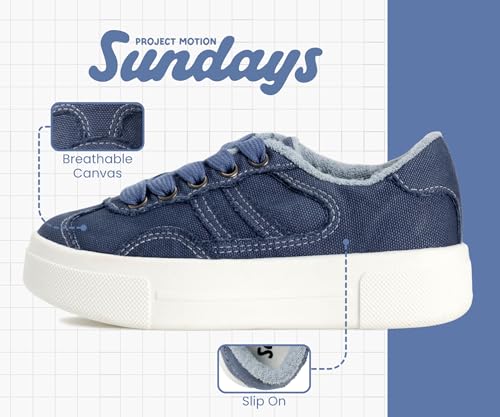 Image of Sundays Girls Sneakers Non-Slip Canvas Girls Shoes Comfort Kids Footwear