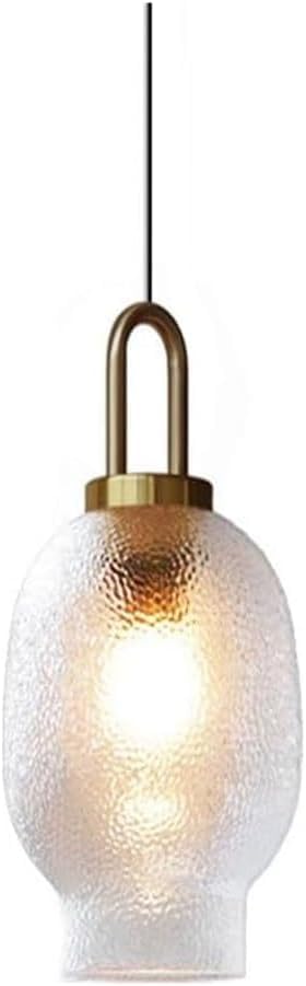 Lustre en forme de bouteille en verre à suspension réglable pour chambre et cuisine
