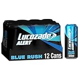 Lucozade Alert Energy Drink Blue Rush 500ml (Pack of 12)