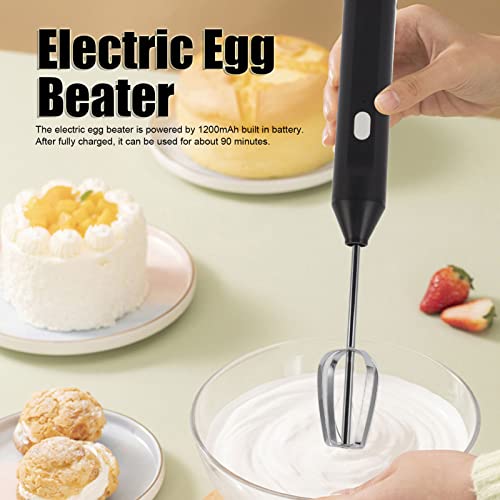 Electric Hand Blender?3 in 1 Immersion Blender Handheld, Beater Electric Milk Frother Coffee Blender Milkshake Blender Foamer Kitchen Tools(Black)