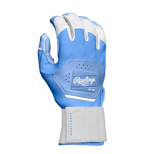 Image of Rawlings | Workhorse Baseball Batting Gloves | Compression Strap | Youth Sizes | Multiple Colors