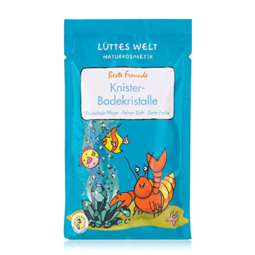 Vedes Lüttes Welt natuurcosmetica badkristallen beste vrienden 80 ml