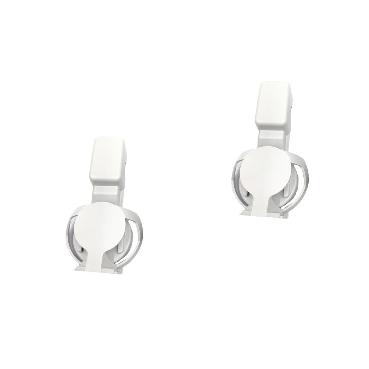 OSALADI 2pièces Support Mural pour Fixation Solide Design Pratique Installation Rapide Support Audio Non Perturbé Couleur Blanche