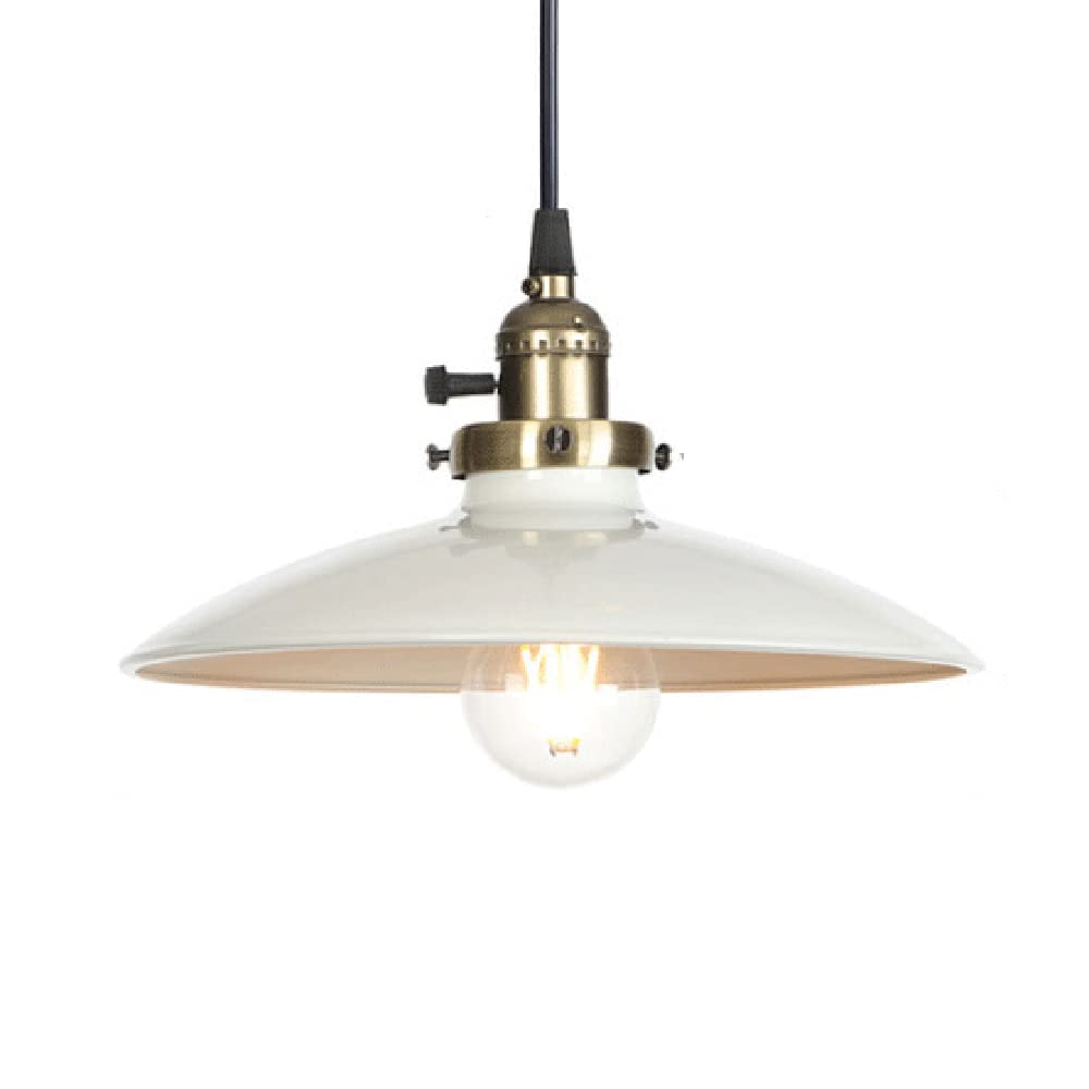 Lustre industriel européen en finition blanche raffinée pour décoration intérieure soignée