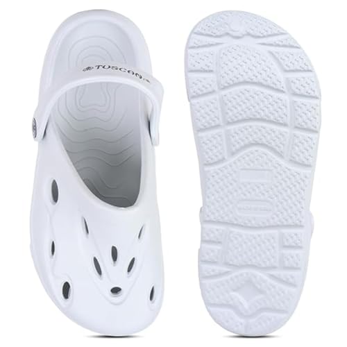 Image of Men's Lightweight EVA Clogs | Breathable Slip-on Garden Shoes with Adjustable Strap | Anti-Slip Comfort Sandals for Indoor & Outdoor Use
