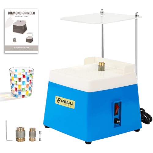 Anbull Stained Glass Grinder Kit, 4300r/min Mini DIY Grinding...