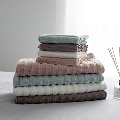 Toallas de baño de algodón absorbente que solucionan la humedad en el hogar familiar 5