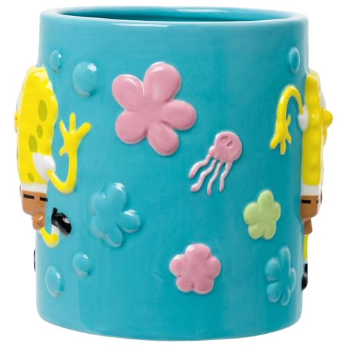 Taza de cerámica 3D SpongeBob 20oz Silver Buffalo miniatura 2